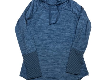 Athletic Top Long Sleeve Collar By Avalanche In Blue, Size: S For Cheap