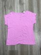 Top Short Sleeve By Talbots In Pink, Size: M Cheap