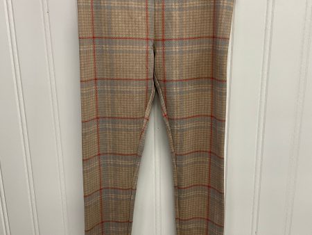 Pants Leggings By Cmb In Plaid Pattern, Size: M Cheap