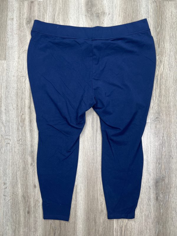 Navy Pants Leggings Lands End, Size 3x Fashion