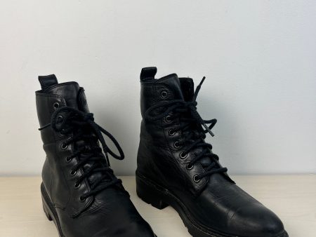 Boots Leather By Frye In Black, Size: 7 Fashion