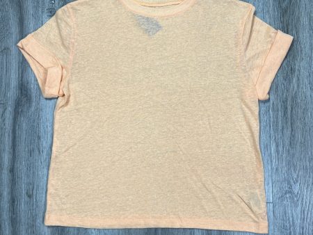 Orange Top Short Sleeve Basic A New Day, Size Xs Sale