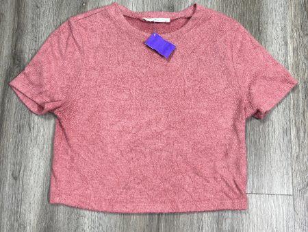 Pink Top Short Sleeve Double Zero, Size M For Discount