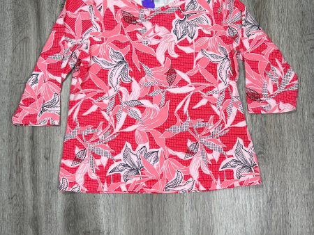 Pink Top 3 4 Sleeve Christopher And Banks, Size L Discount