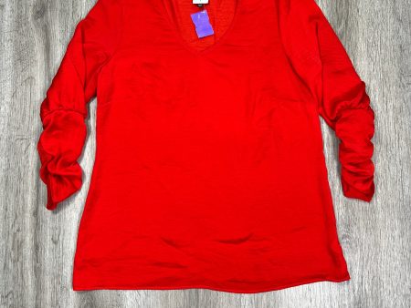 Red Top 3 4 Sleeve Cabi, Size S Online now