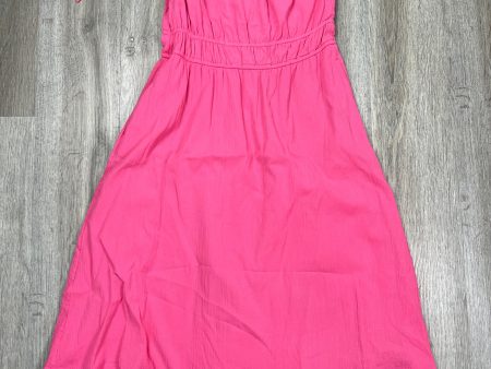 Pink Dress Casual Midi Free Assembly, Size L Online now